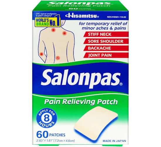 salon Top Pain Relief Patches